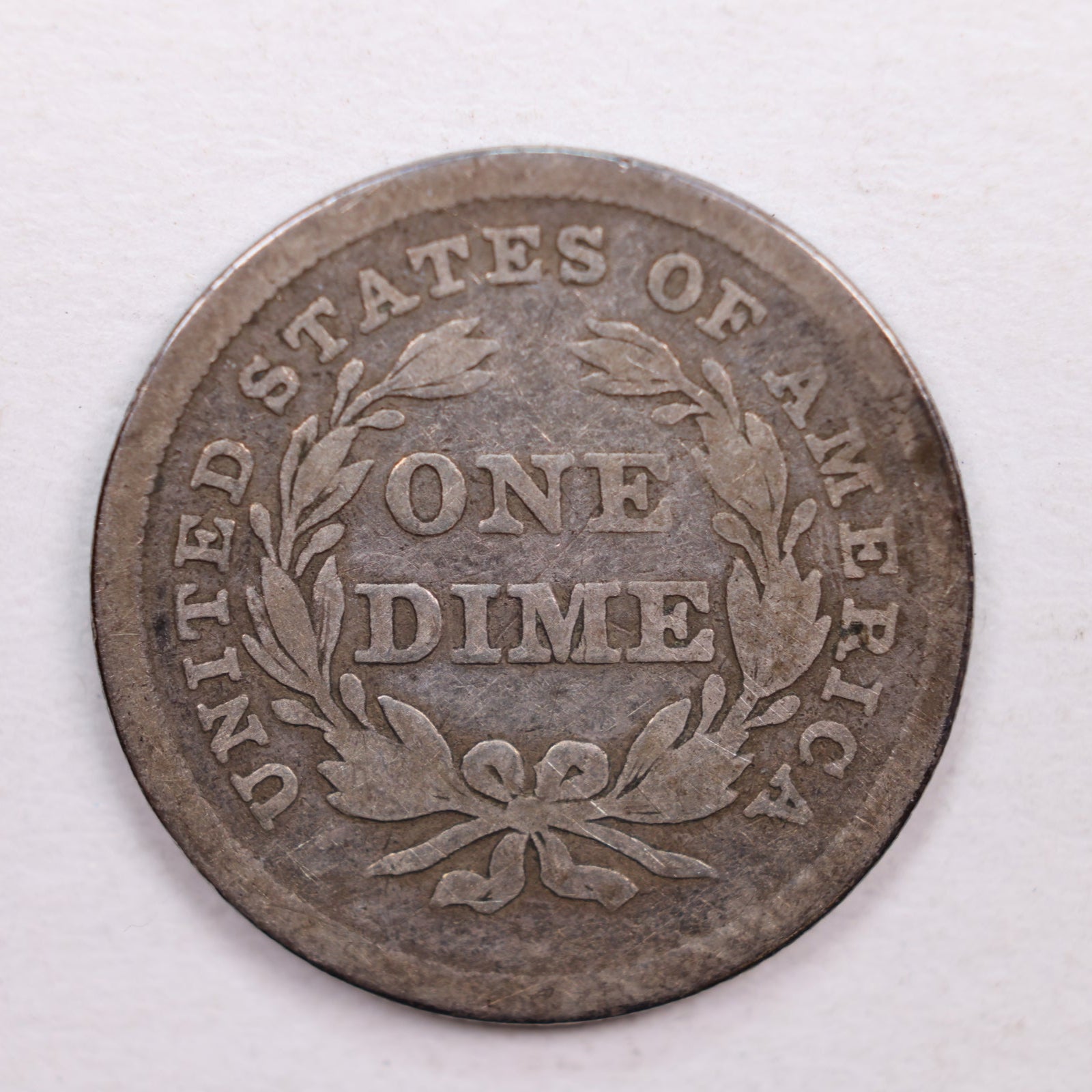 1839 Seated Liberty Dime, Very Good Circulated Coin, Store #DE0370