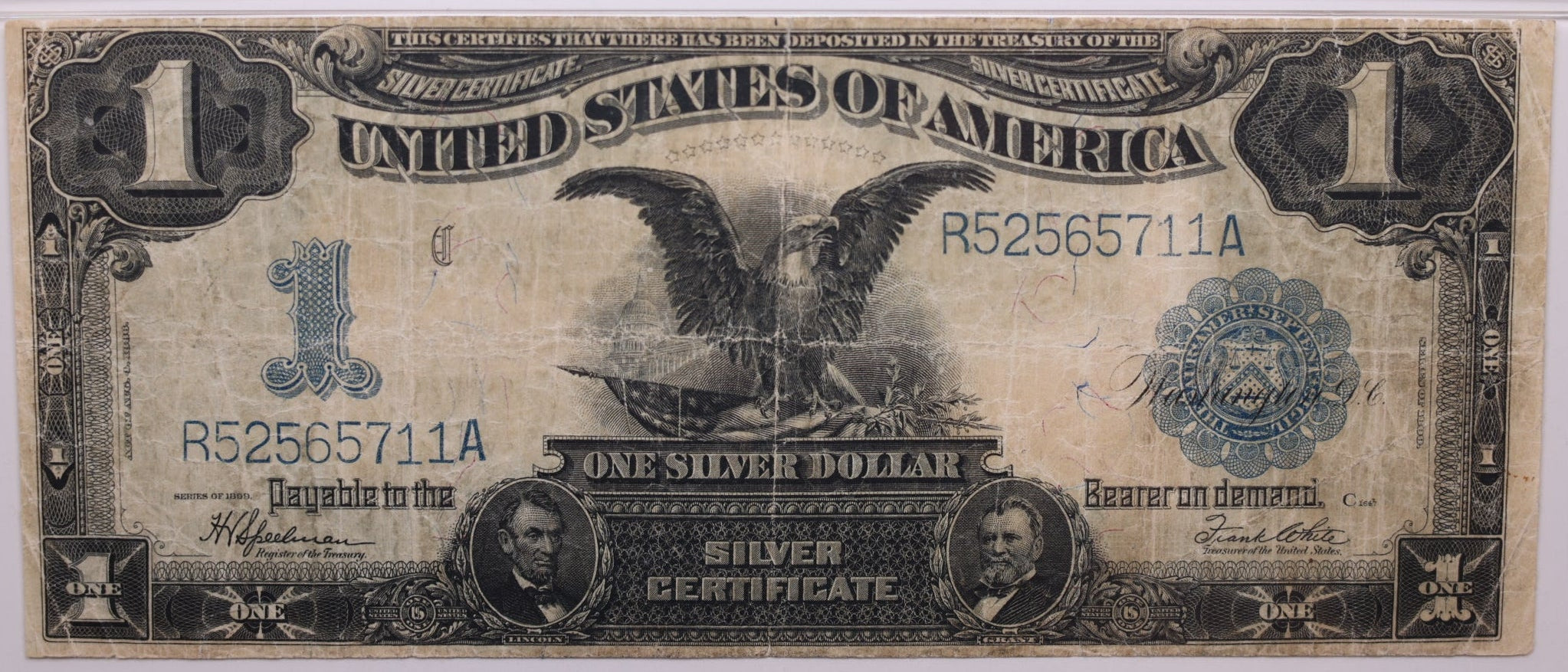 1899 $1 Silver Certificate, Fr#233, PMG Choice F-15, Store Sale #GLSC020