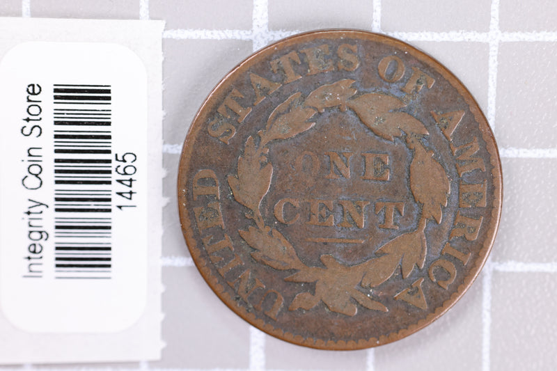 1828 Large Cent, Affordable Circulated Coin, Store Sale