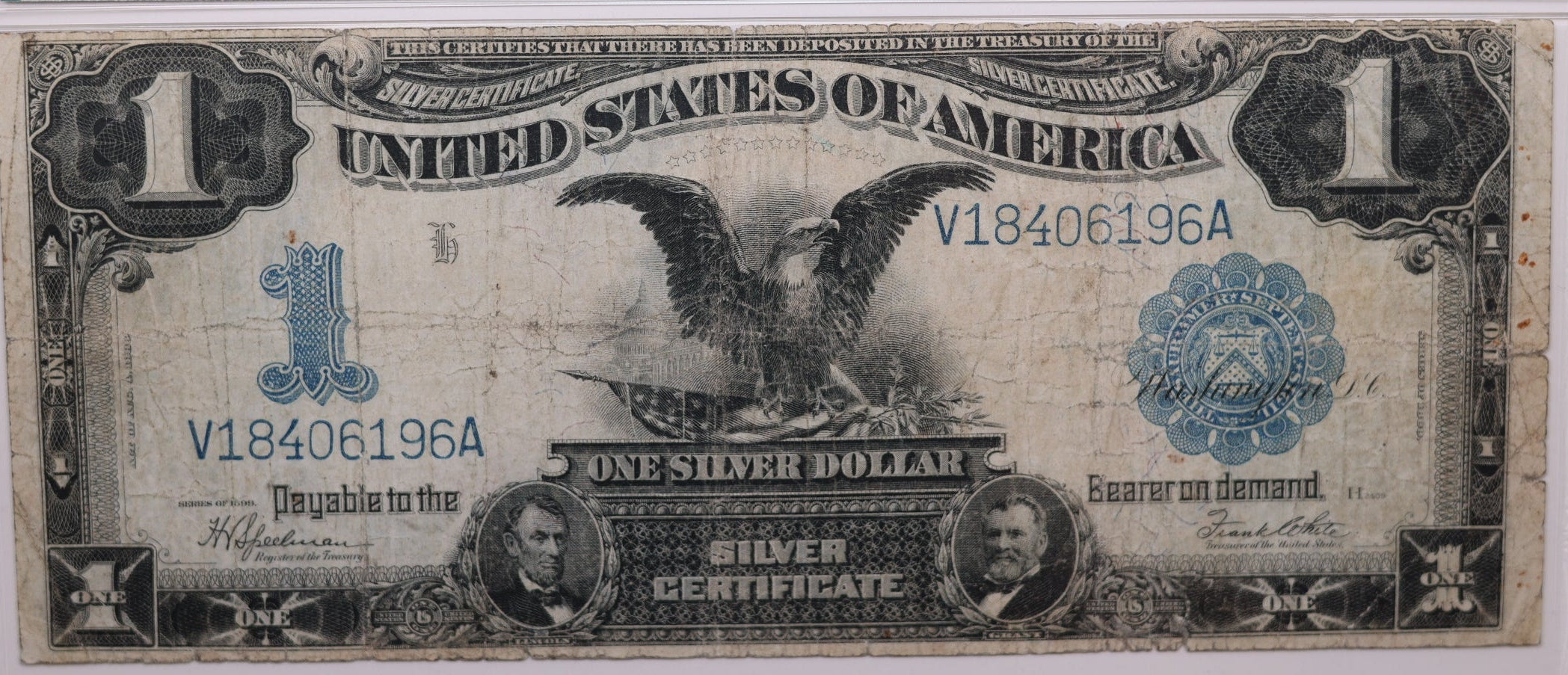 1899 $1 Silver Certificate, Fr#236, PMG Choice F-15, Store Sale #GLSC021