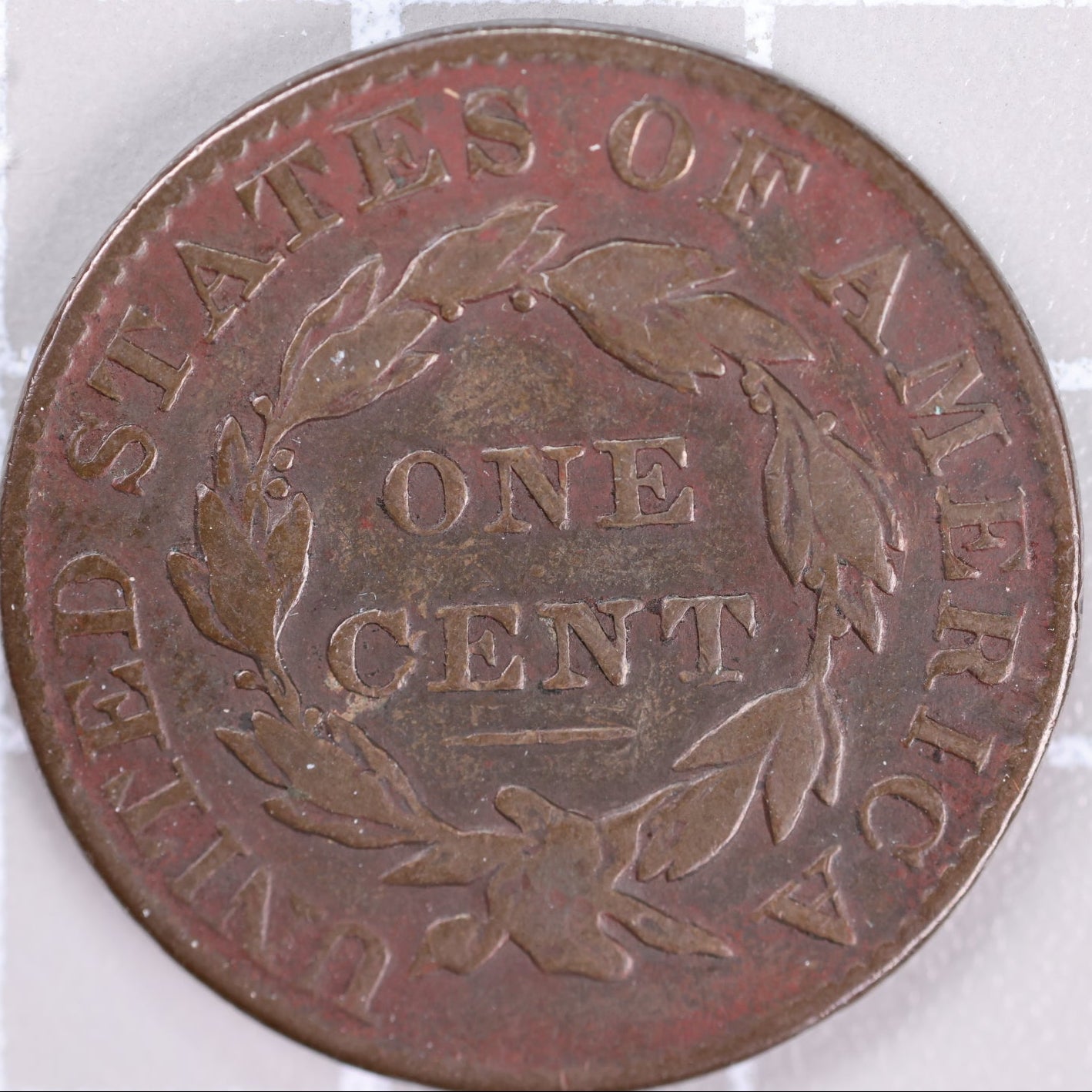 1827 Coronet Head Large Cent, Fine+ Circulated Coin, Store #14468
