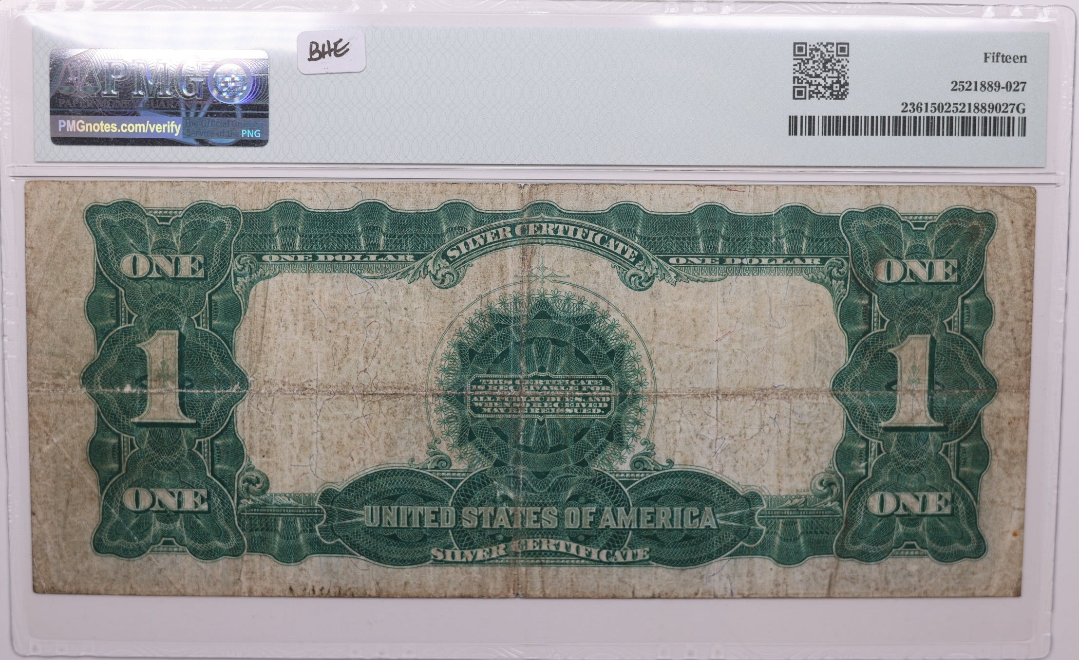 1899 $1 Silver Certificate, Fr#236, PMG Choice F-15, Store Sale #GLSC022