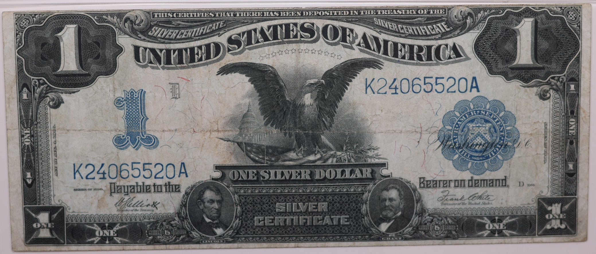 1899 $1 Silver Certificate, Fr#235, PMG VF-20, Store Sale #GLSC023