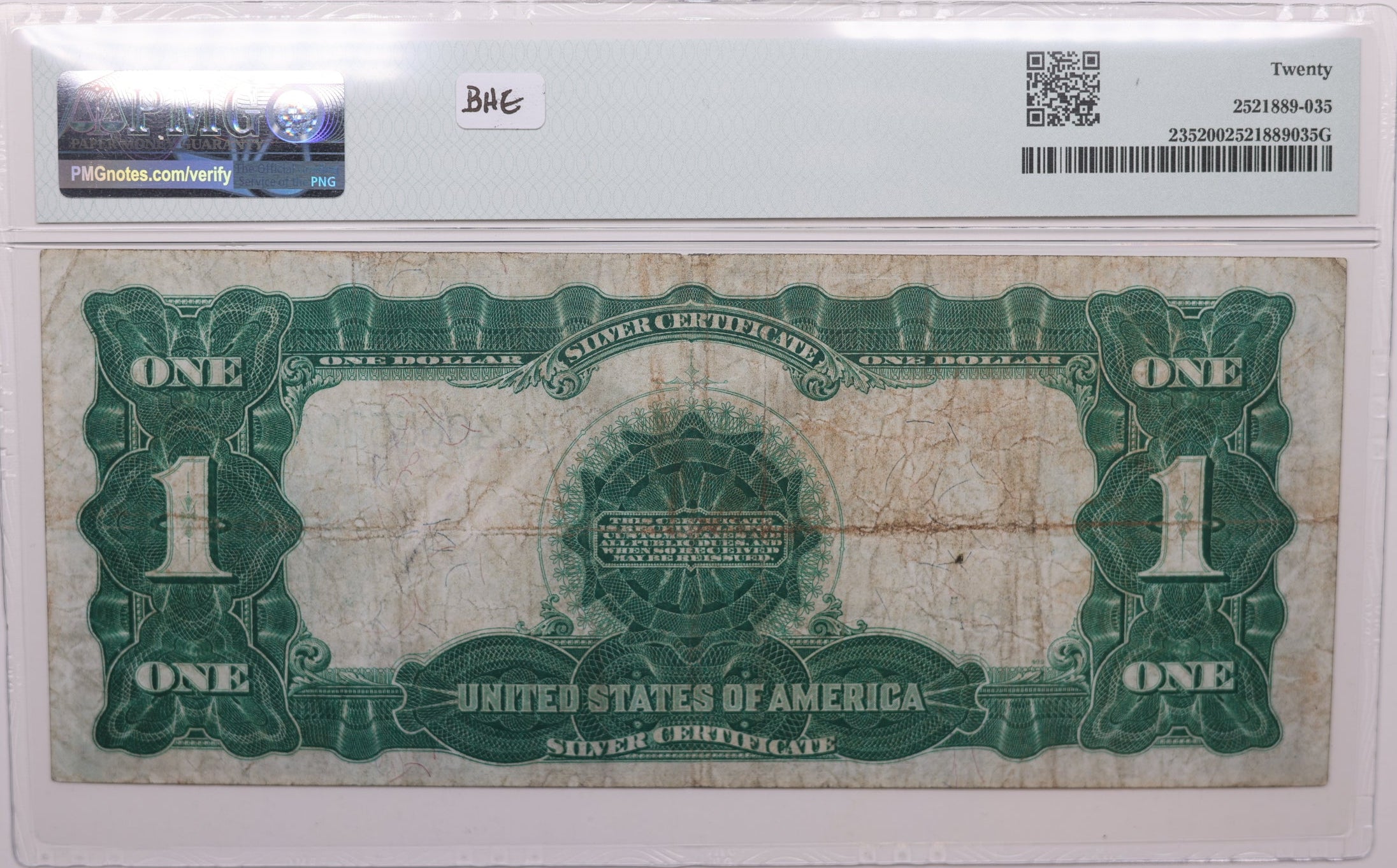 1899 $1 Silver Certificate, Fr#235, PMG VF-20, Store Sale #GLSC023
