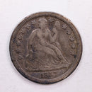 1857-O Seated Liberty Dime., Fine Circulated Coin., Store Sale
