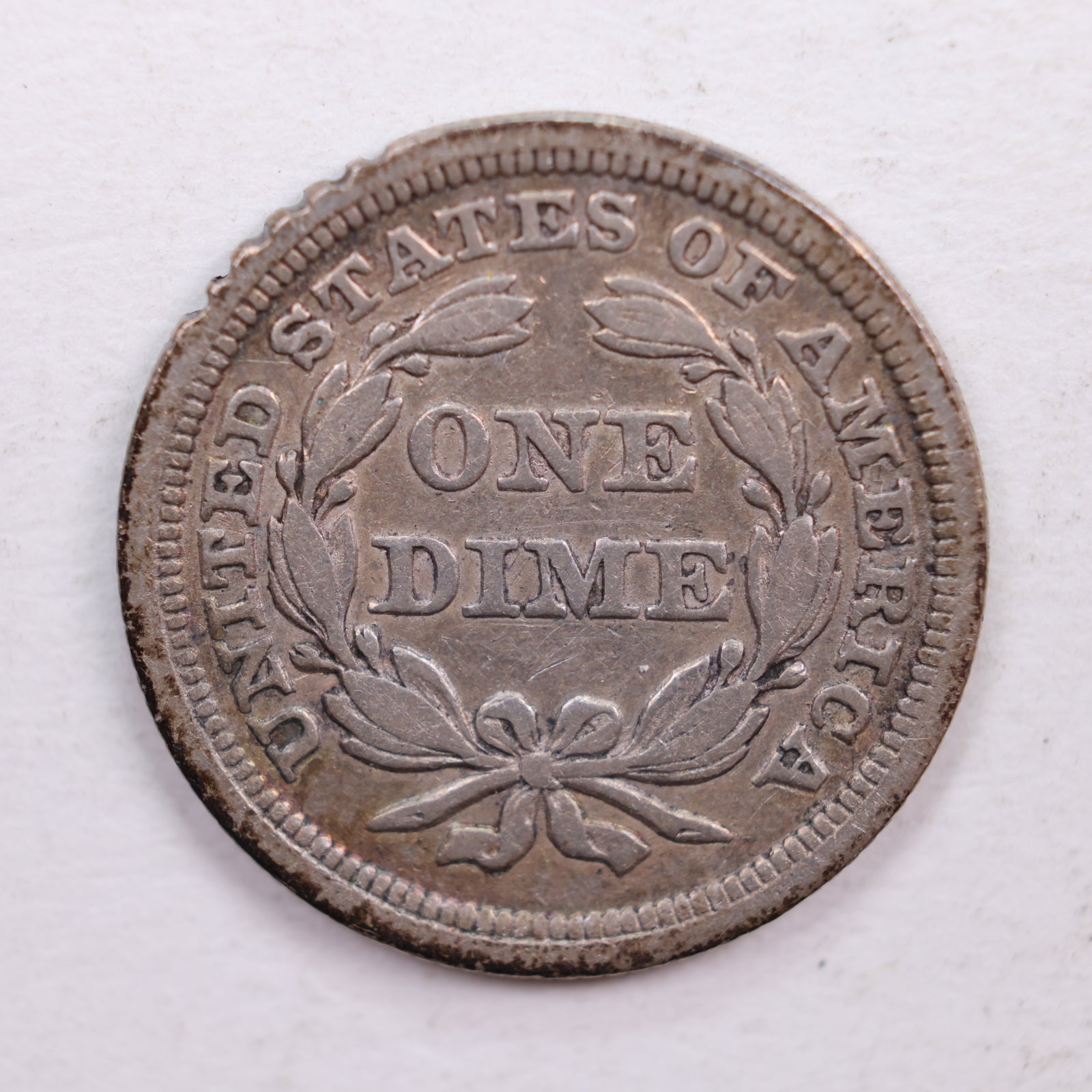 1853 Seated Liberty Dime., Extra Fine Circulated Coin., Store Sale #DE0383.