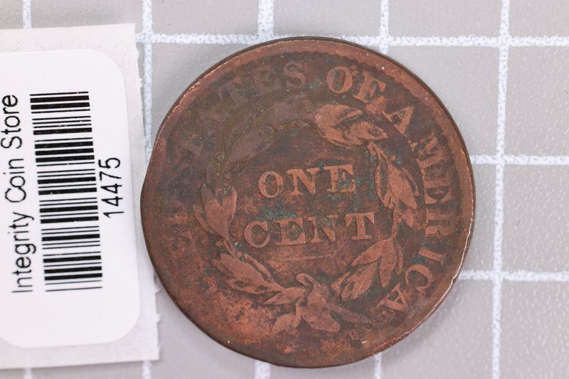 1830 Large Cent, Affordable Circulated Coin, Store Sale