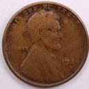 1924-S Lincoln Wheat Cent, Very Fine+ Circulated Coin, Store