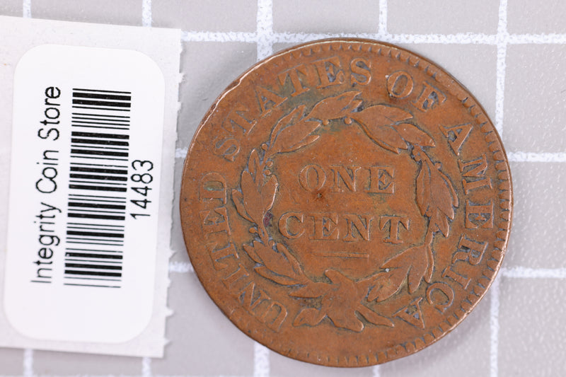 1832 Large Cent, Affordable Circulated Coin, Store Sale