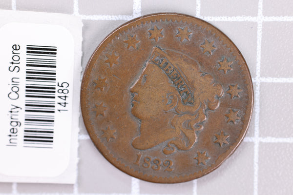 1832 Large Cent, Affordable Circulated Coin, Store Sale #14485