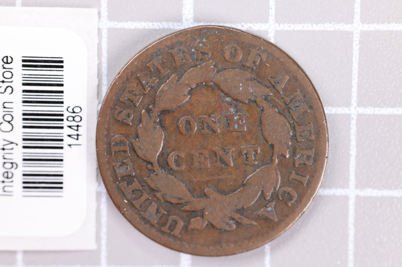 1833 Large Cent, Affordable Circulated Coin, Store Sale