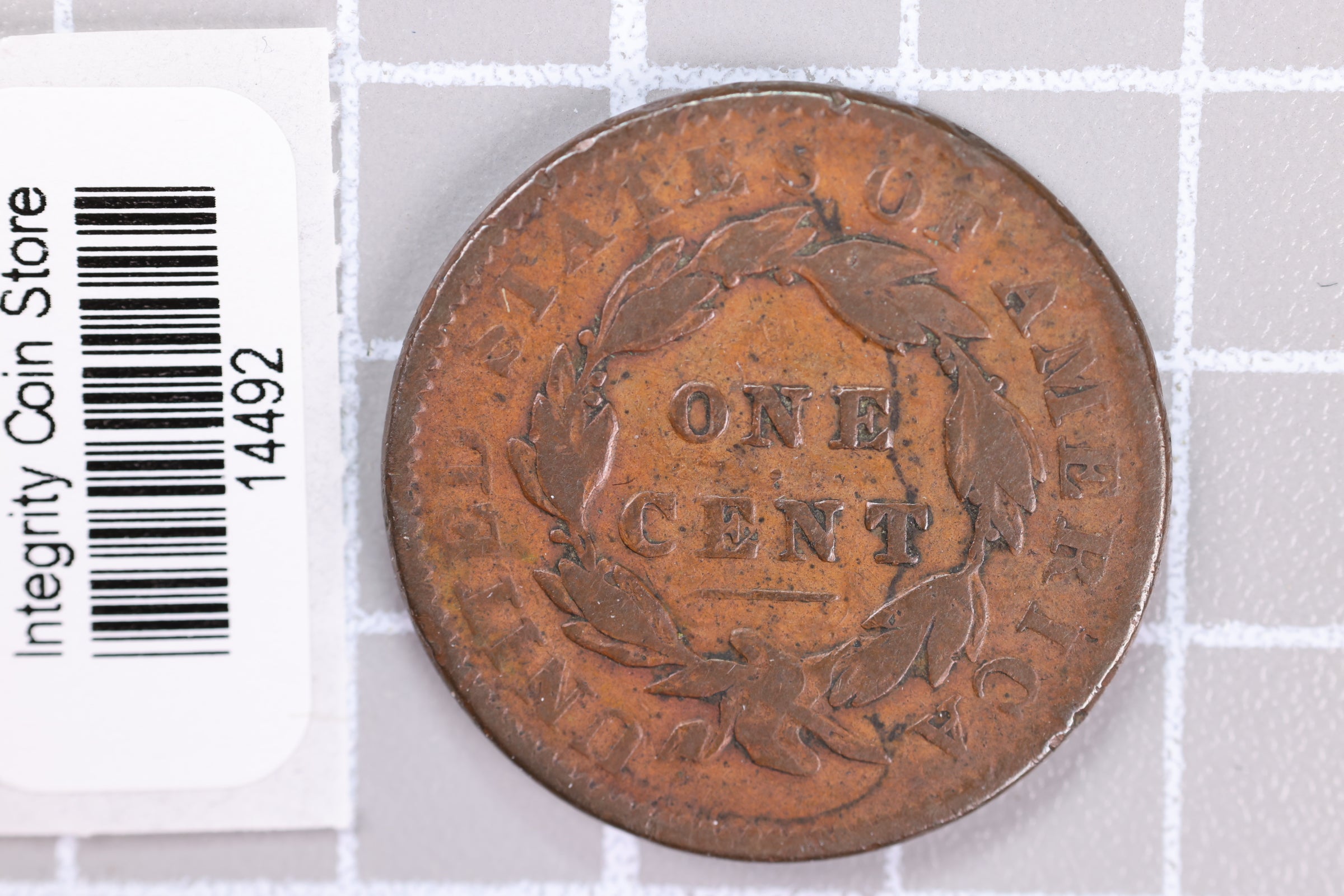 1834 Large Cent, Affordable Circulated Coin, Store Sale #14492
