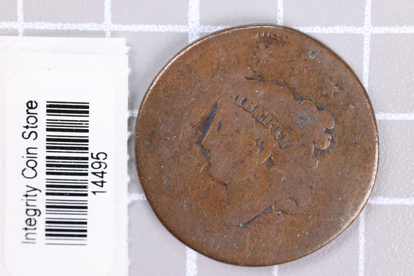 1835 Large Cent, Affordable Circulated Coin, Store Sale #14495