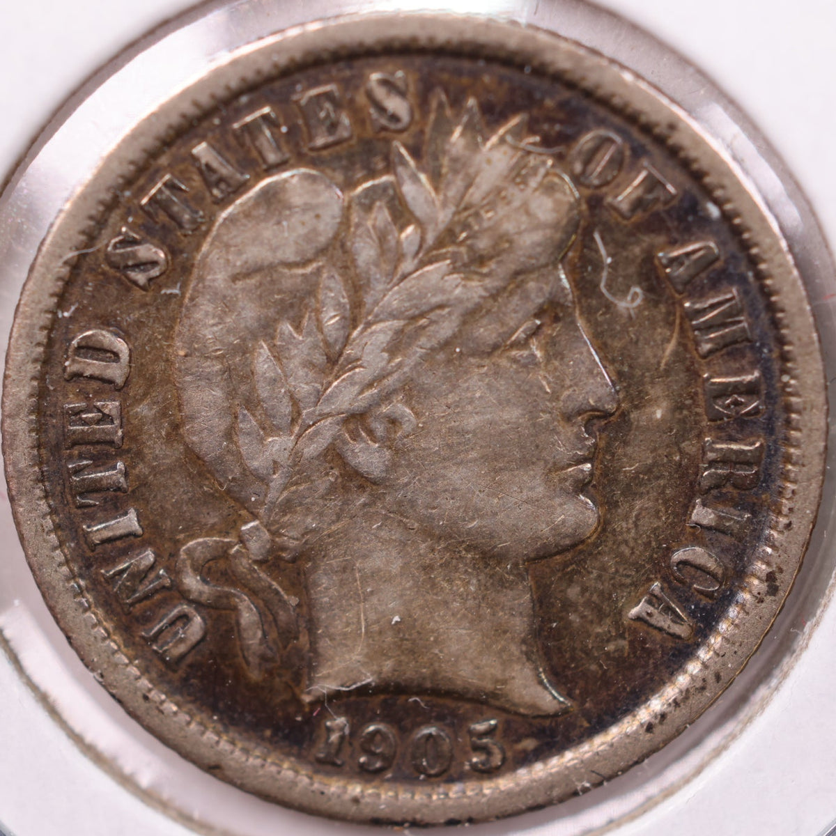 1905-S Barber Dime, Extra Fine Circulated Coin, Store #DE856