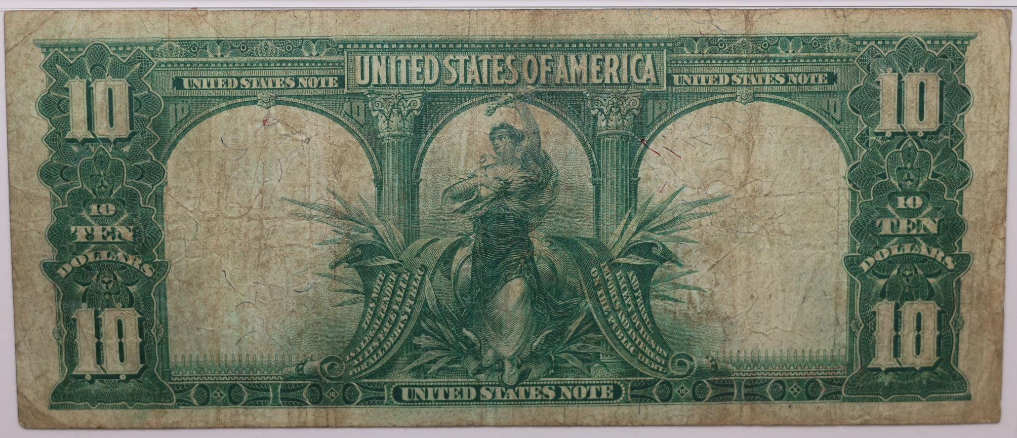 1901 $10, Legal Tender Note., Fr#118, PMG Choice Fine-15, Store #GLT006
