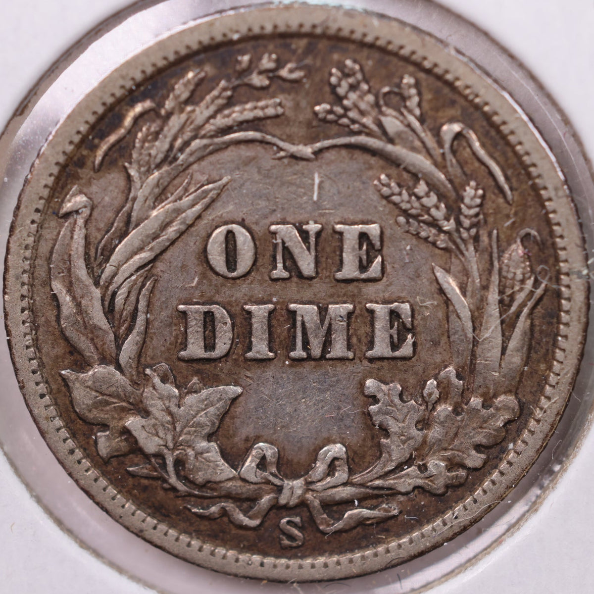 1905-S Barber Dime, Extra Fine Circulated Coin, Store #DE856