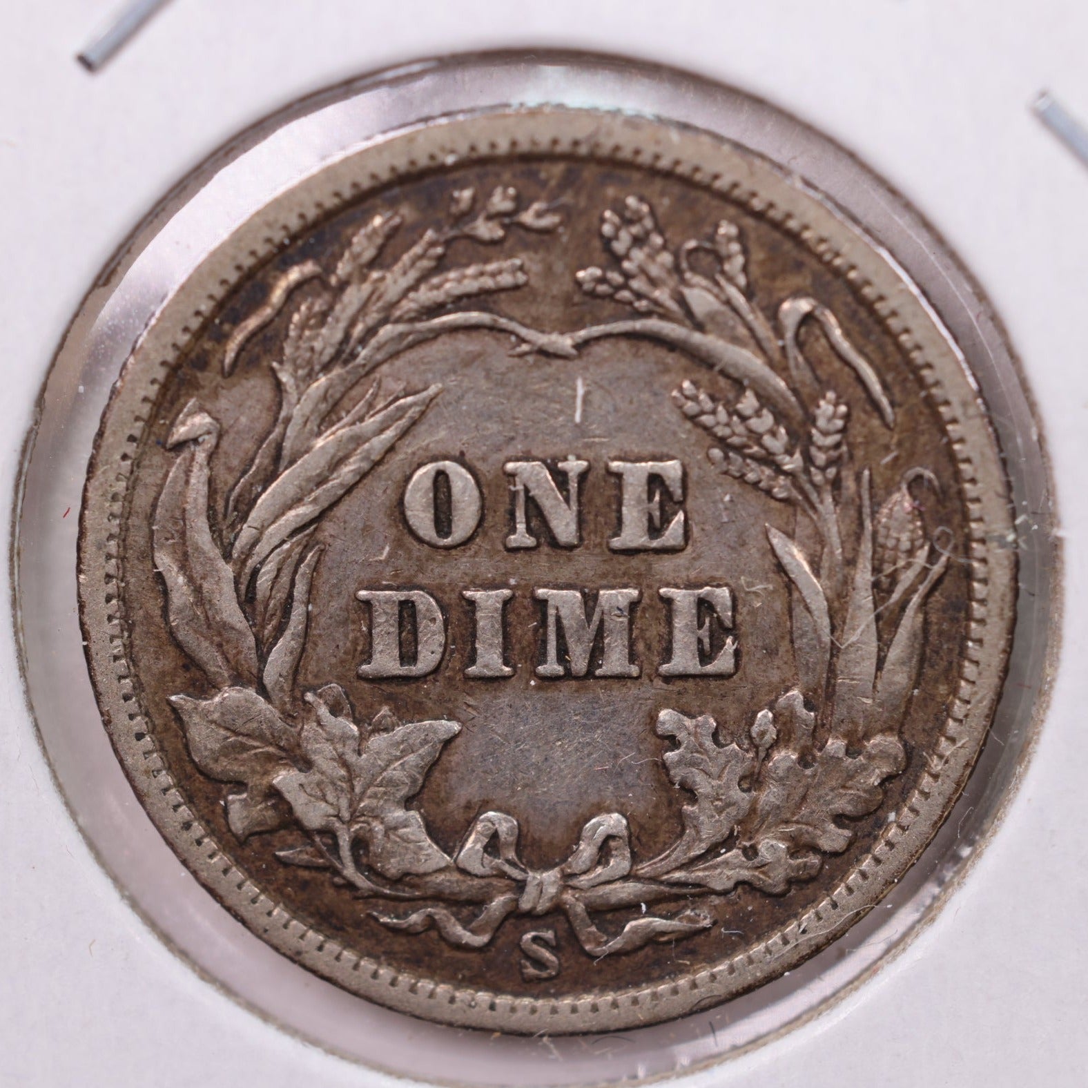 1905-S Barber Silver Dime., X.F+., Store Sale #19461