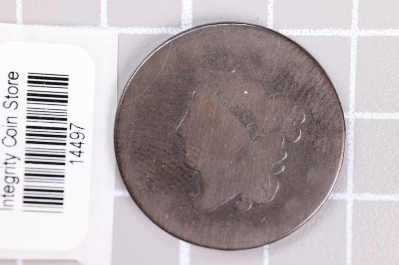 1835 Large Cent, Affordable Circulated Coin, Store Sale