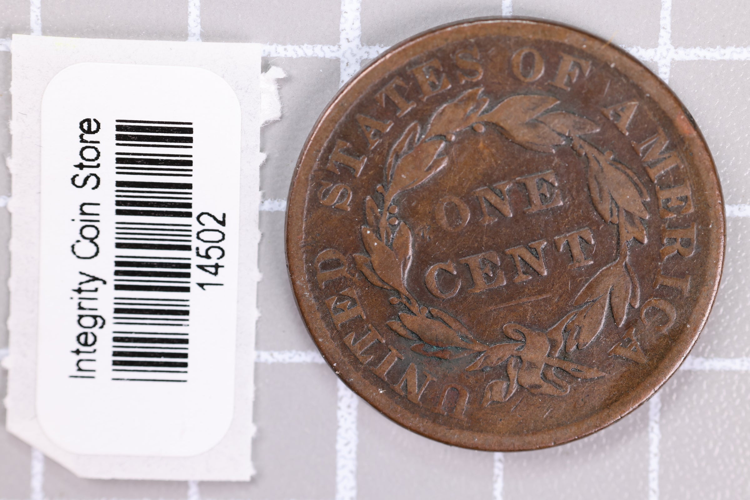 1837 Large Cent, Affordable Circulated Coin, Store Sale #14502