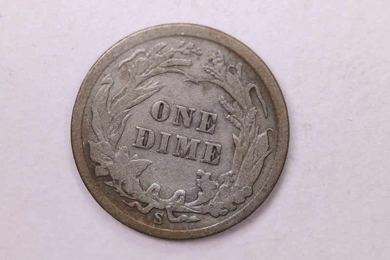 1905-S Barber Silver Dime., Good., Store Sale