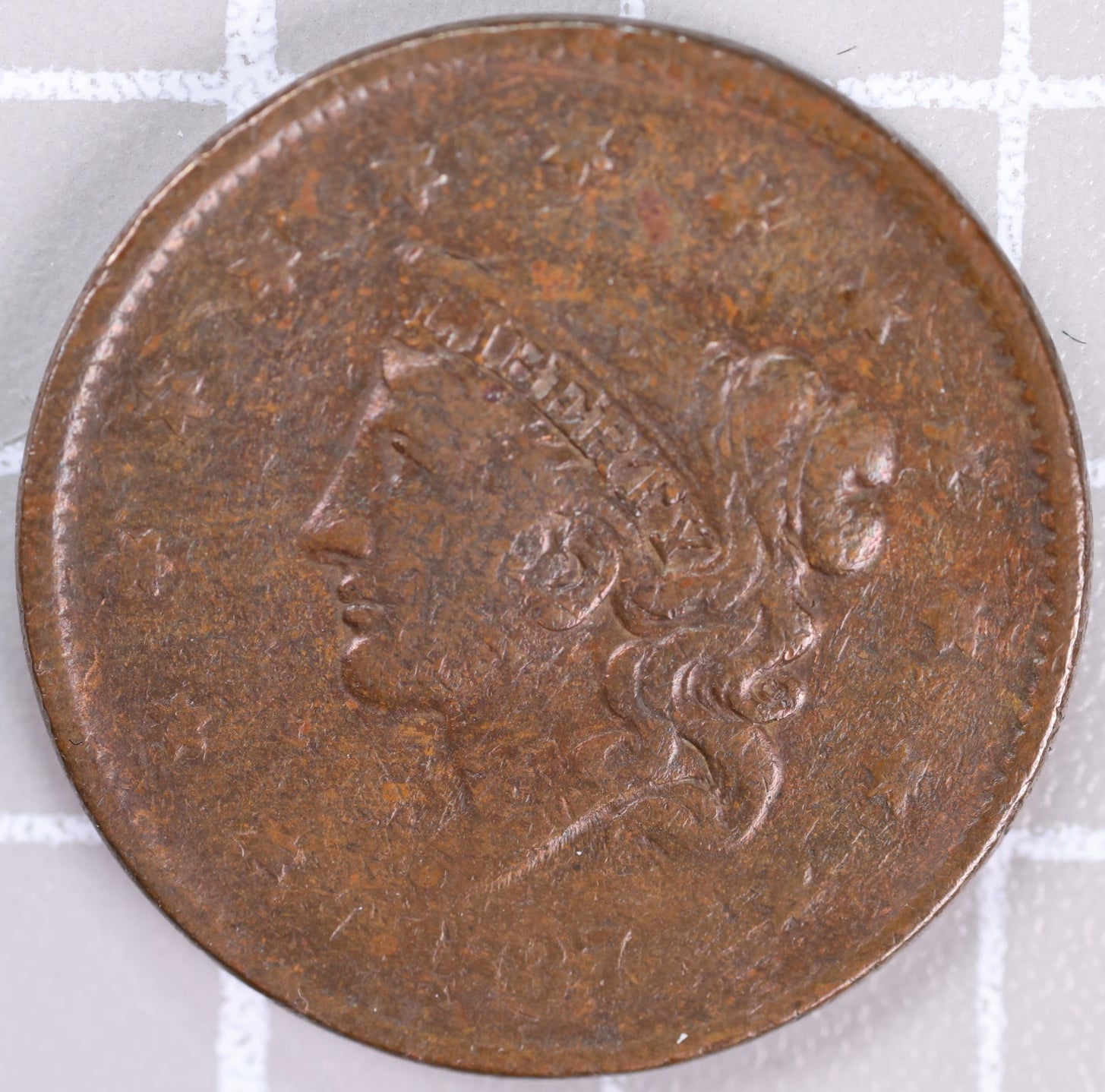 1837 Large Cent, Affordable Circulated Coin, Store Sale #CT1389