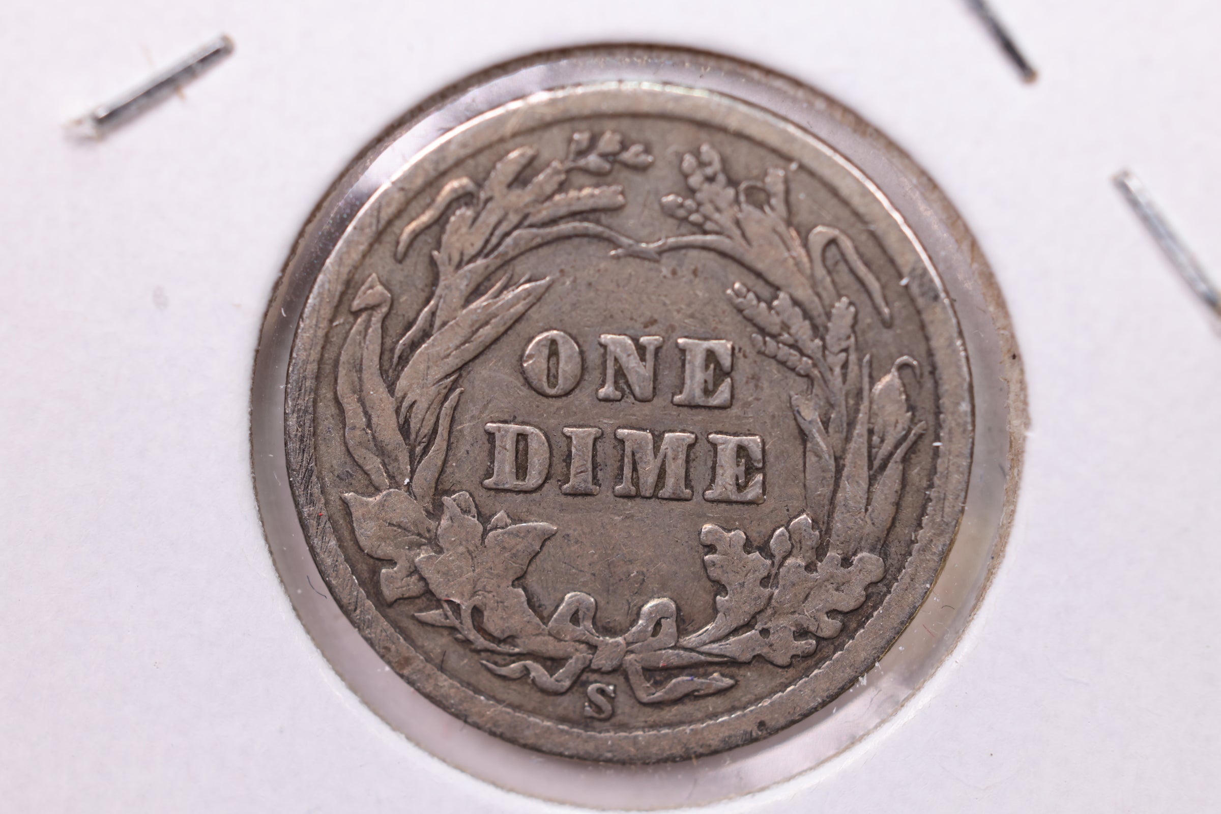 1905-S Barber Silver Dime., V.G., Store Sale #19472