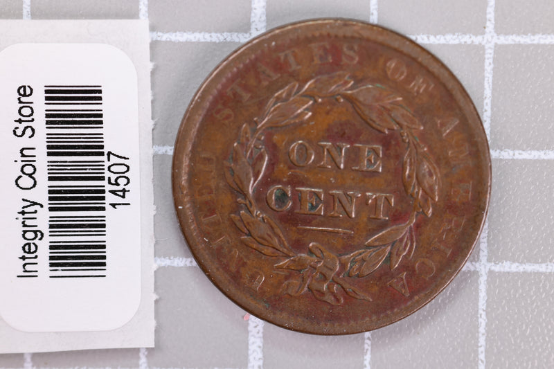 1837 Large Cent, Affordable Circulated Coin, Store Sale