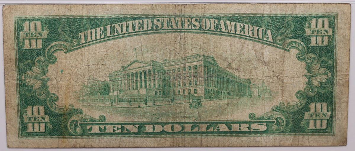 1928 $10 Gold Certificate, FR#2400 (AA Block), PMG Choice Fine-15, Store Sale #GCE002