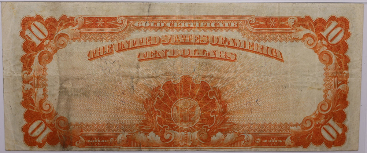 1922 $10 Gold Certificate, FR#1173 (Large S/N), PMG Very Fine-25, Store Sale #GCE005