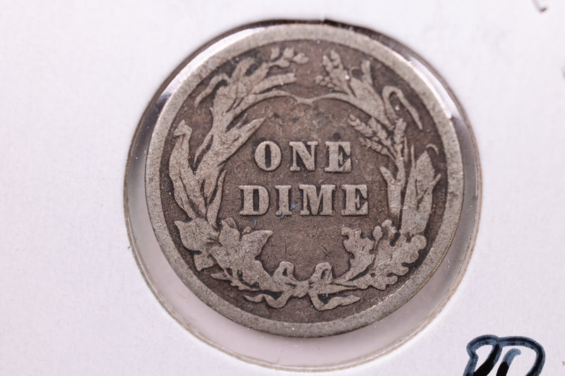 1906 Barber Silver Dime., V.G., Store Sale
