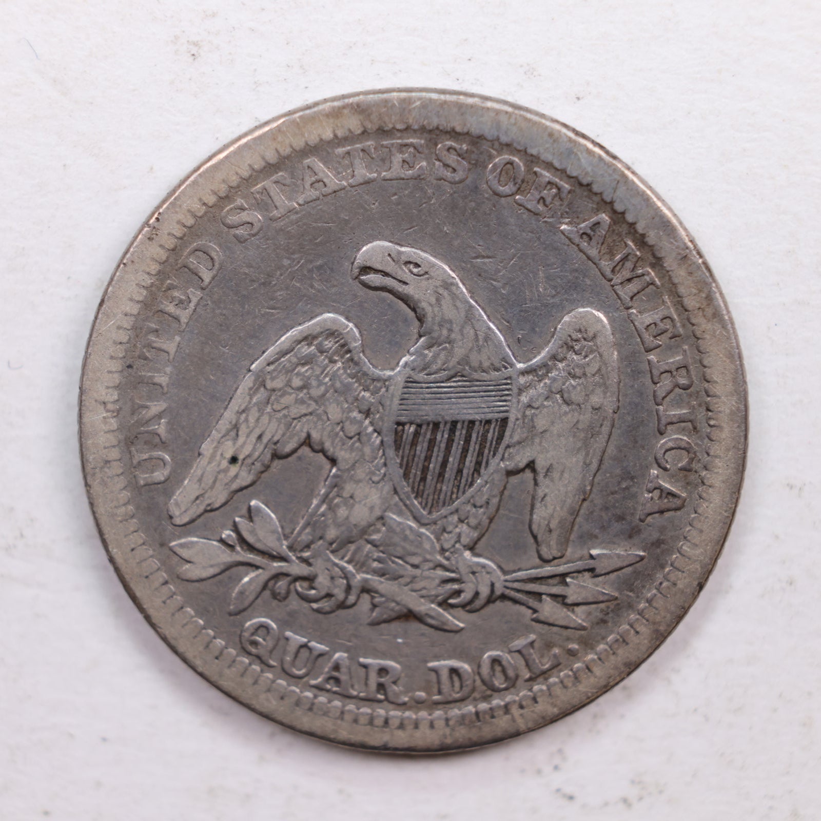 1851 Seated Liberty Quarter., Very Fine, Circulated Coin., Store #QR542.
