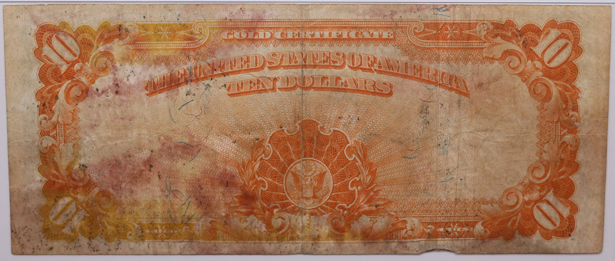 1922 $10 Gold Certificate, FR#1173 (Large S/N), PMG Very Fine-20, Store Sale #GCE008