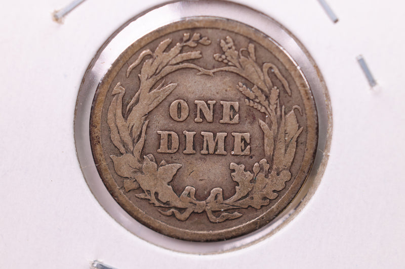 1906 Barber Silver Dime., V.G., Store Sale