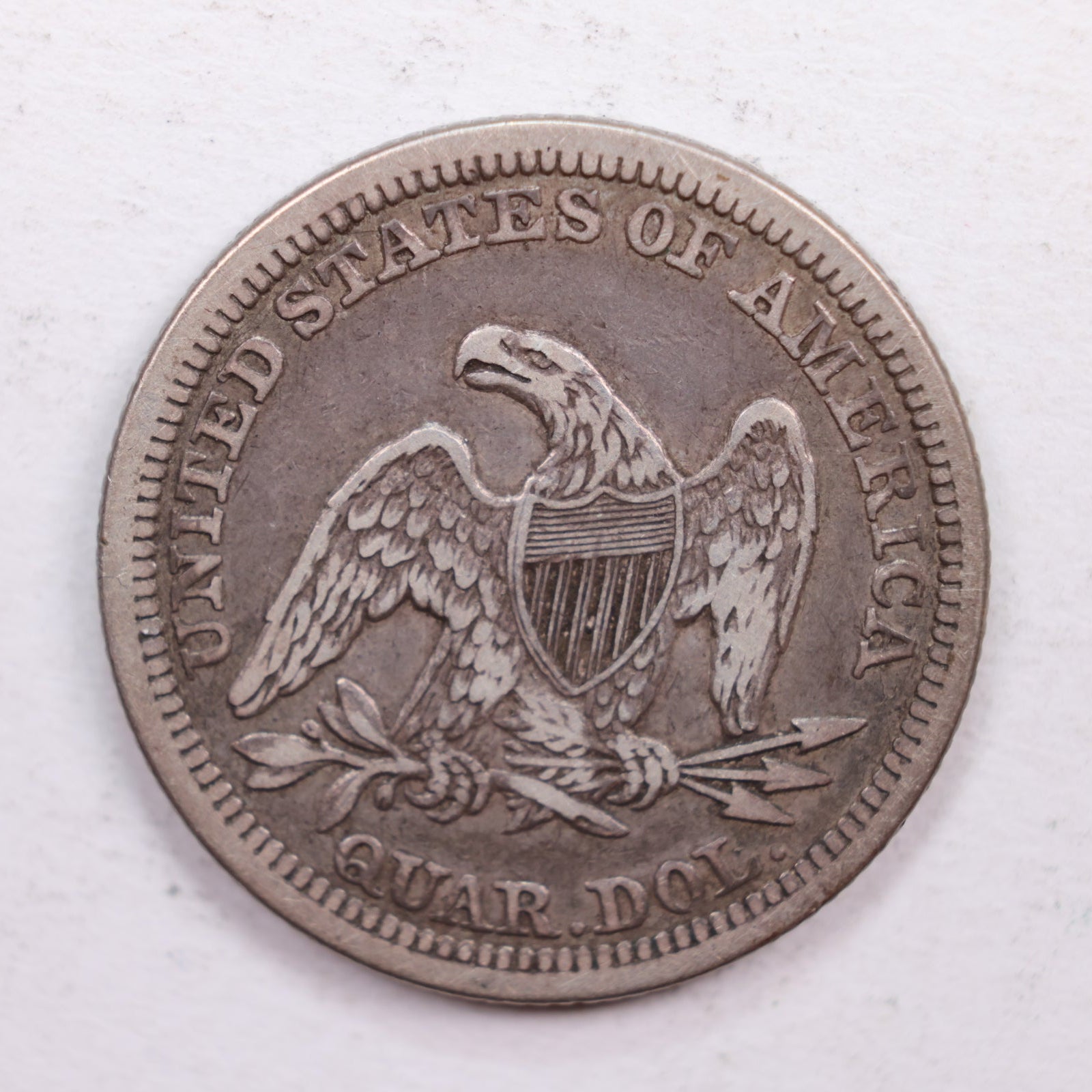 1847 Seated Liberty Quarter., Very Fine Circulated Coin., Store #QR548.