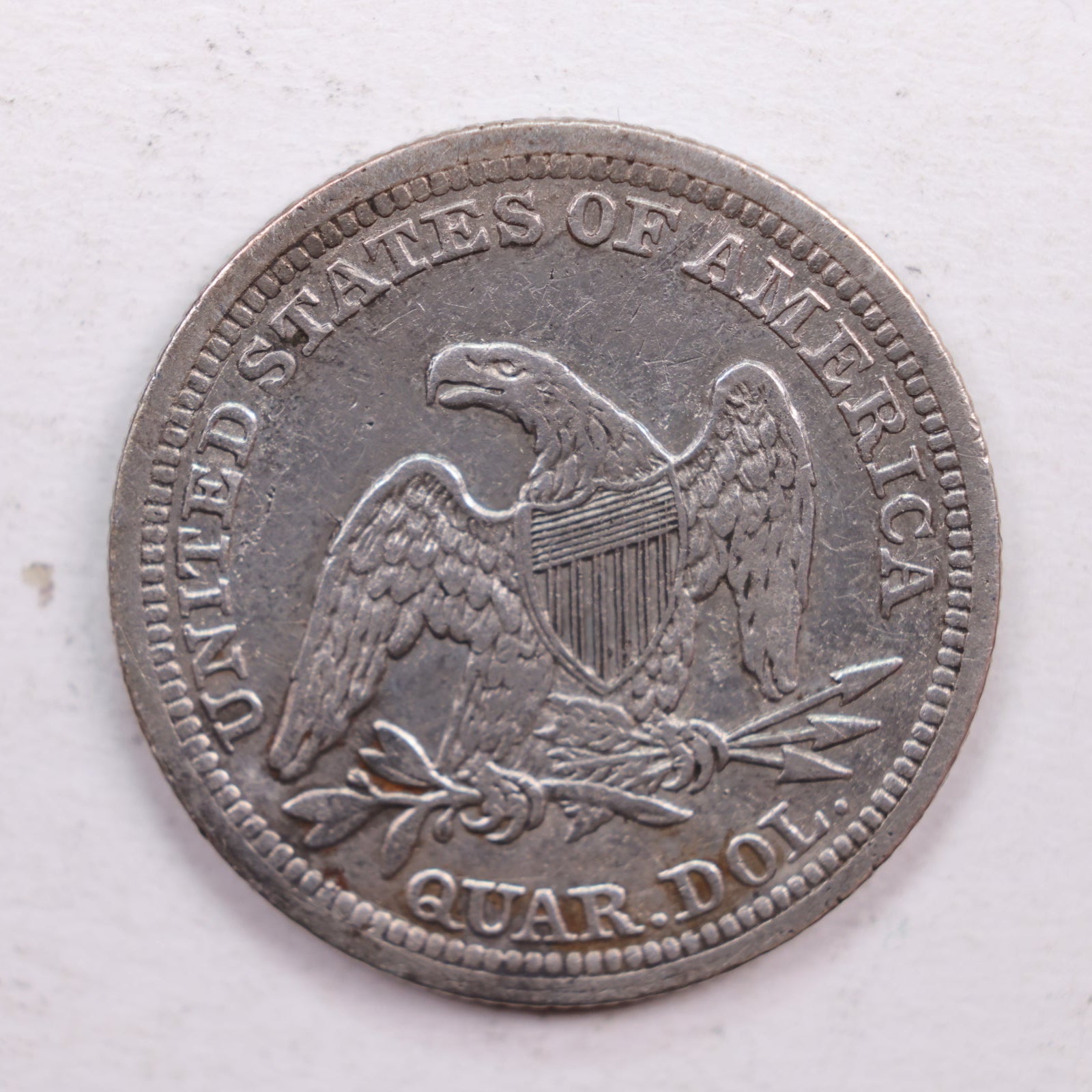 1842 Seated Liberty Quarter., Extra Fine Circulated Coin., Store #QR549.