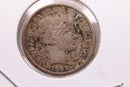 1907 Barber Silver Dime., V.F+., Store Sale