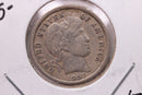 1907 Barber Silver Dime., V.F+., Store Sale