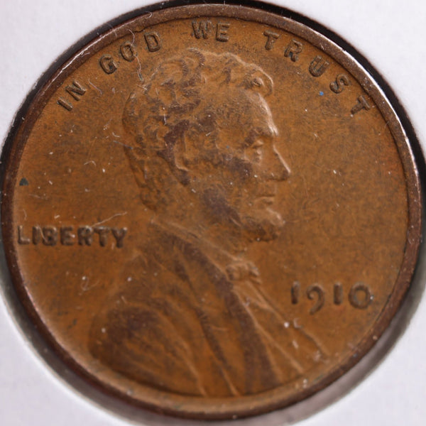 1910 Lincoln Wheat Cent, Extra Fine Circulated Coin, Store #CT0098