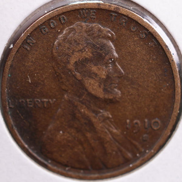1910-S Lincoln Wheat Cent, Very Fine+ Circulated Coin, Store #CT0099