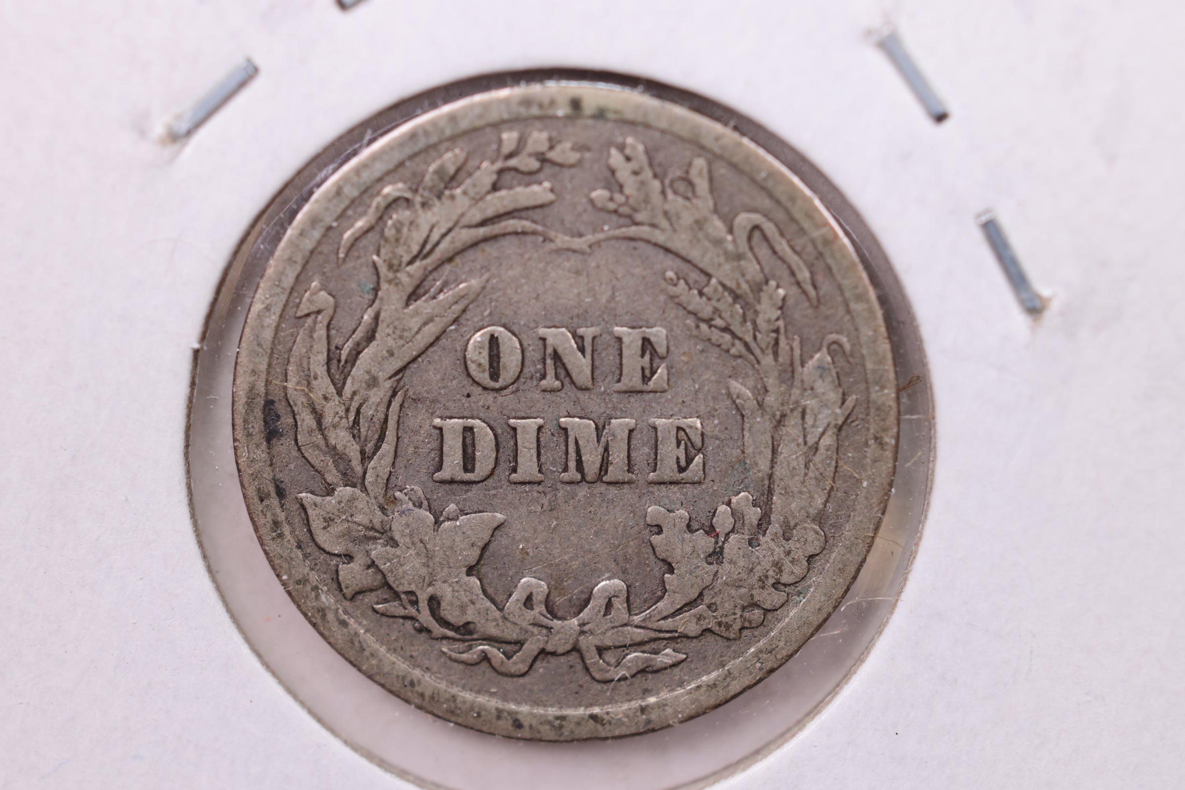 1907 Barber Silver Dime., V.G., Store Sale #19501