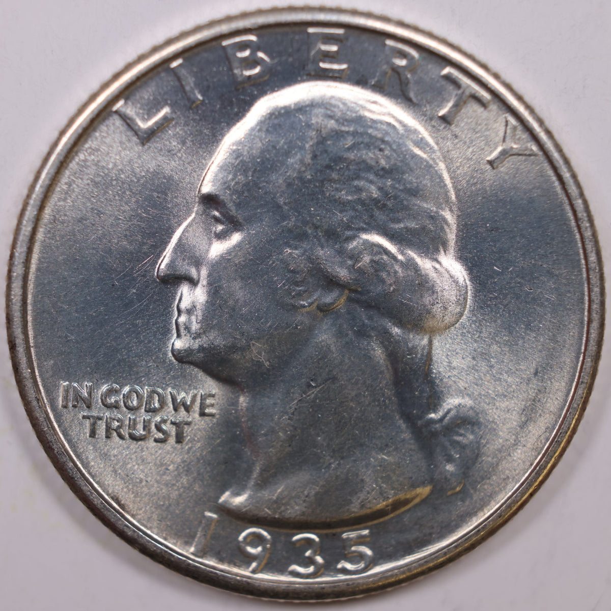 1935 Washington Quarter, Mint State Uncirculated, Store #QR2206