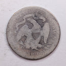 1875-CC Seated Liberty Quarter., Good Circulated Coin., Store