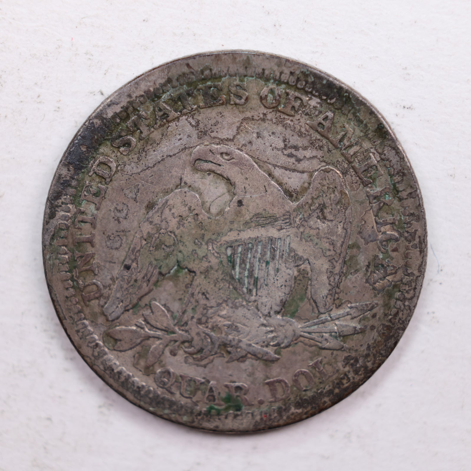 1856 Seated Liberty Quarter., Very Fine Circulated Coin., Store #QR569.