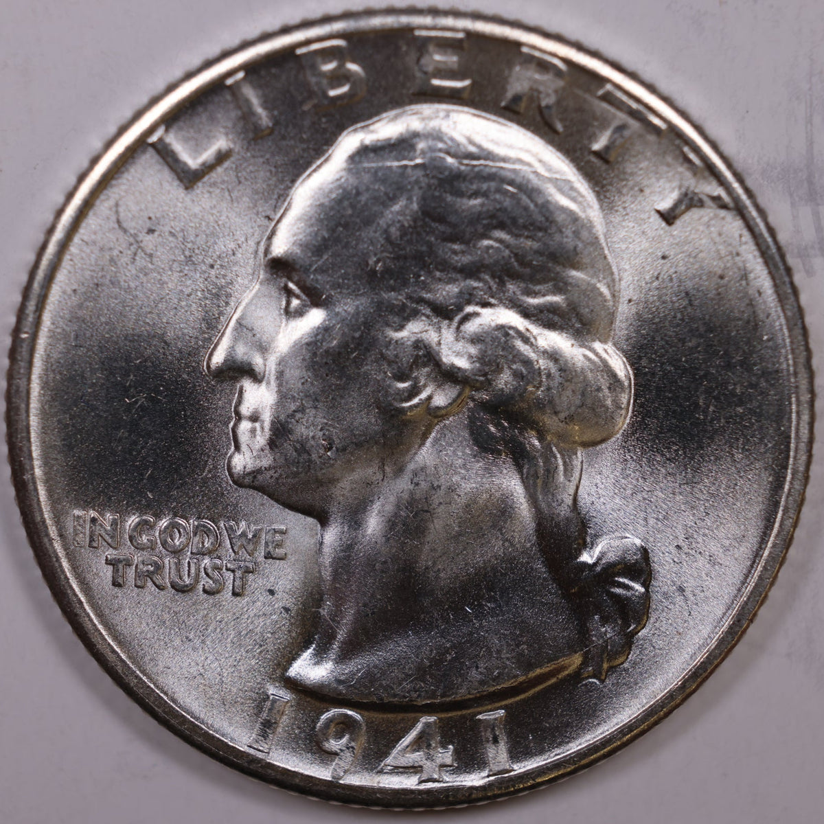 1941-D Washington Quarter, Mint State Uncirculated, Store #QR2212