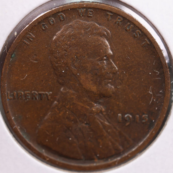 1915 Lincoln Wheat Cent, Extra Fine Circulated Coin, Store #CT0111
