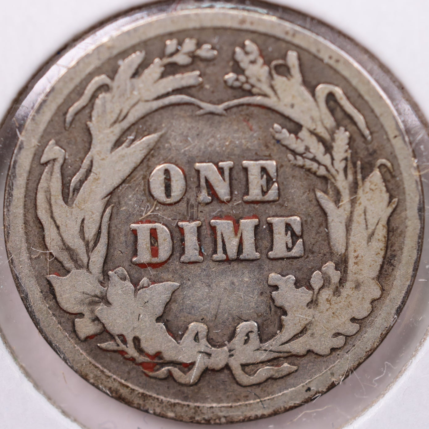 1908 Barber Dime, Very Good Circulated Coin, Store #19513