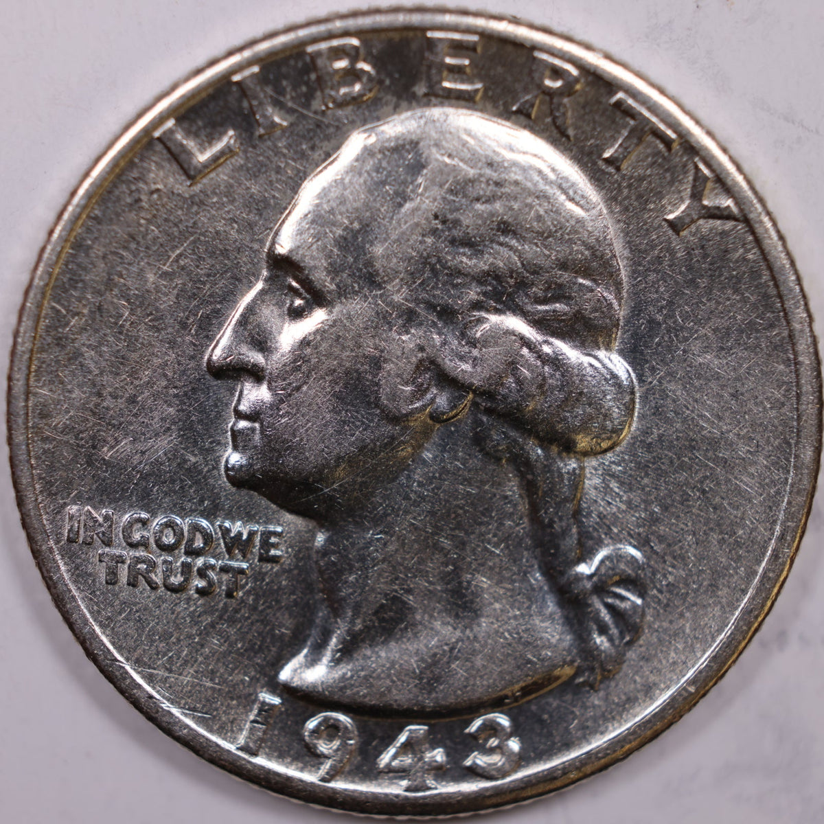 1943 Washington Quarter, Mint State Uncirculated, Store #QR2217