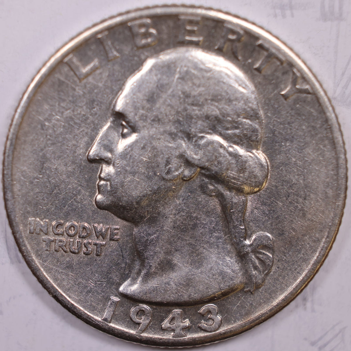 1943 Washington Quarter, Extra Fine Circulated, Store #QR2218