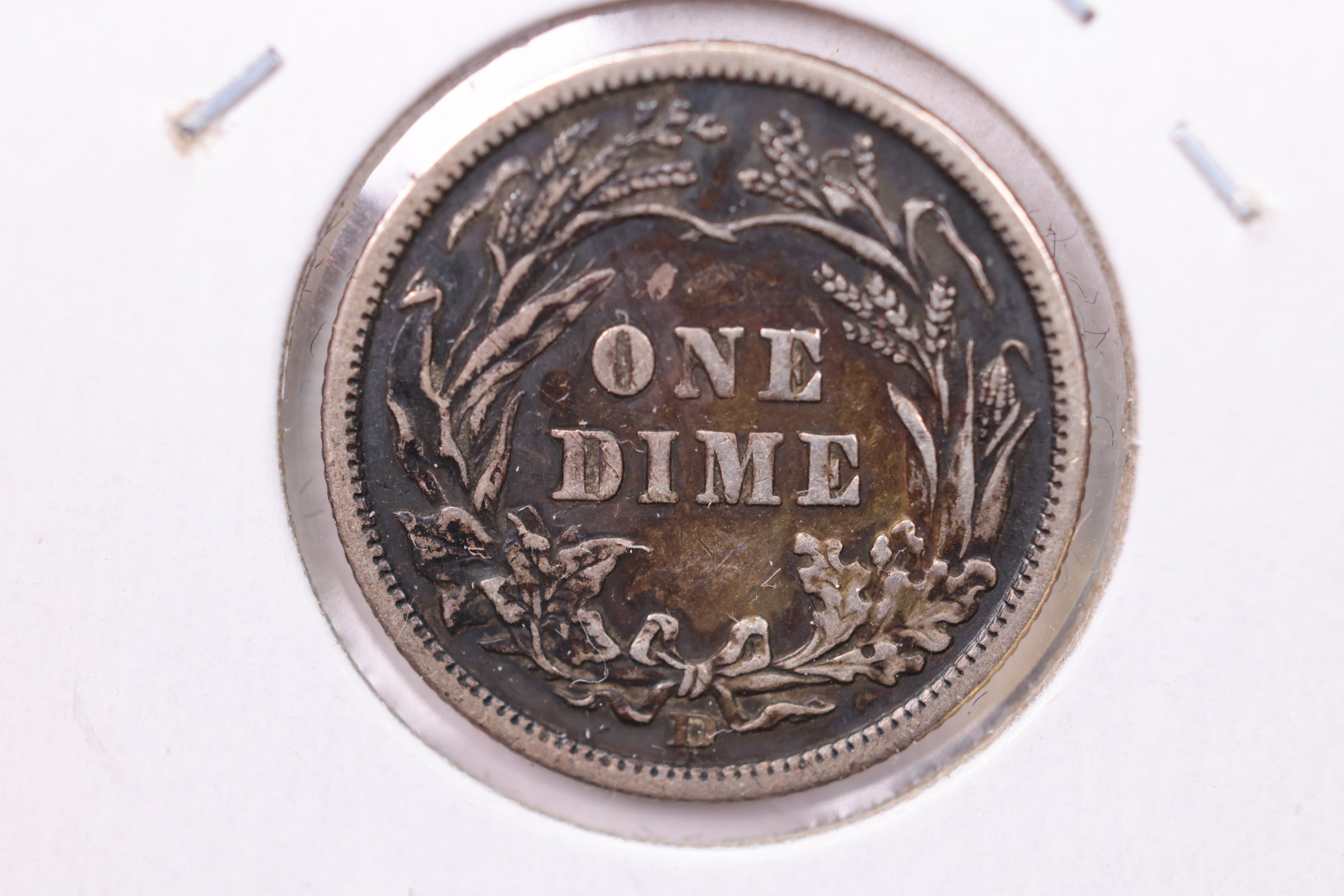 1908-D Barber Silver Dime., X.F+., Store Sale #19515