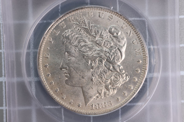1883-O Morgan Silver Dollar, Gem Uncirculated, ANACS MS-63. Store #230727002